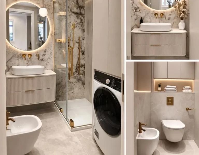 Wykończenie małej łazienki